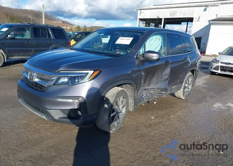 2019 Honda Pilot Ex from USA, damaged, VIN 5FNYF6H37KB017465